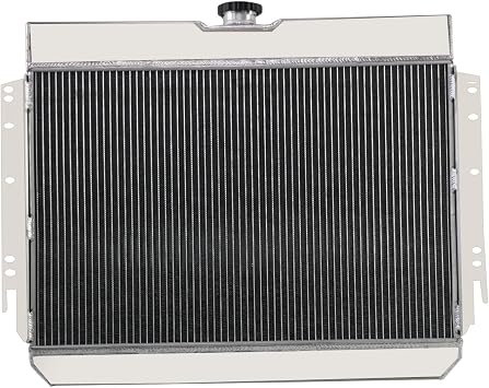 4 Rows Aluminum Radiator Fit 1964-1967 Chevy Chevelle/EL Camino/Impala I6/V8