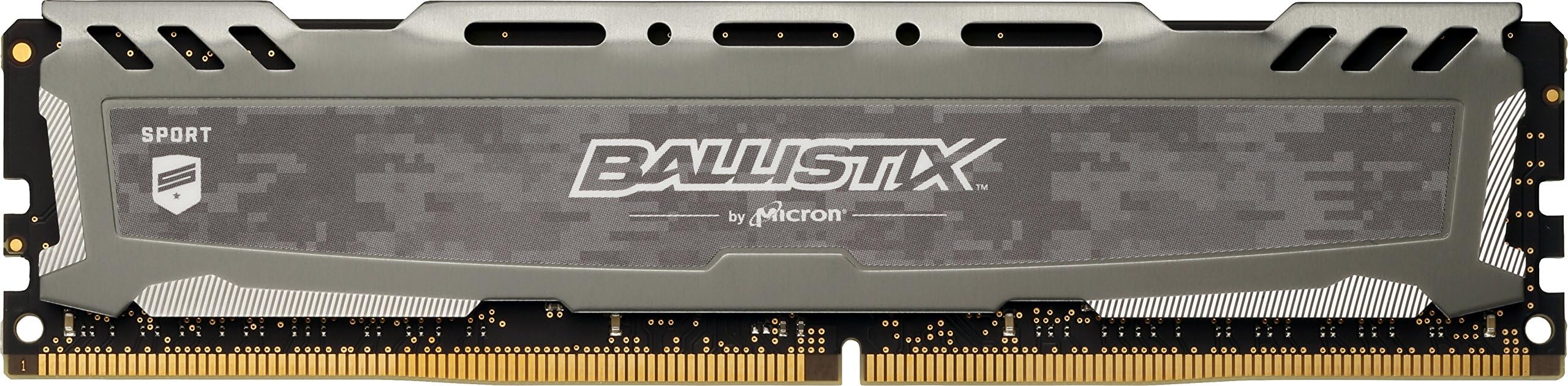 Ballistix Sport LT BLS8G4D240FSB 8 GB (DDR4, 2400 MHz, PC4-19200, CL16, Dual Rank x8, DIMM, 288-Pin) Memory, Grey