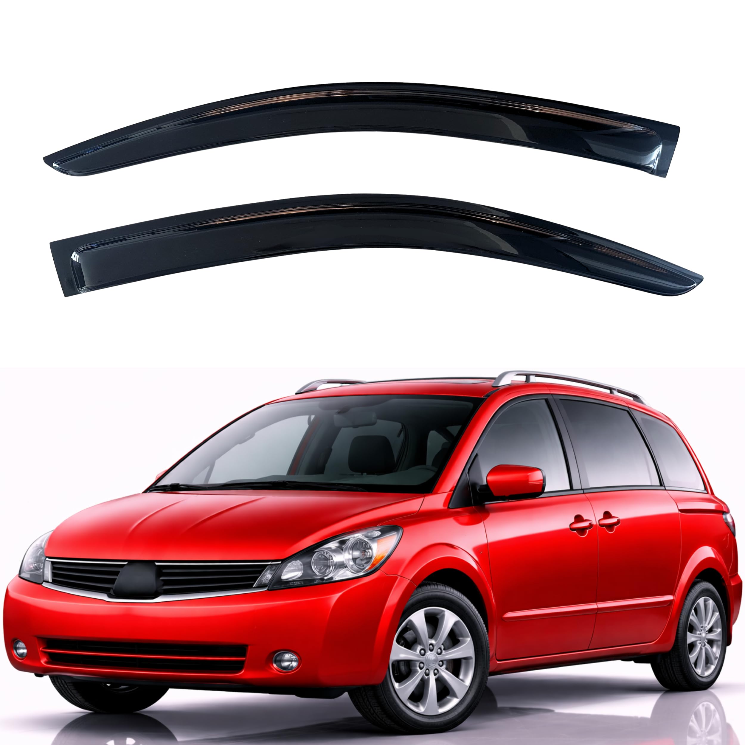KPY Rain Guards Fit for 2004-2009 Nissan Quest