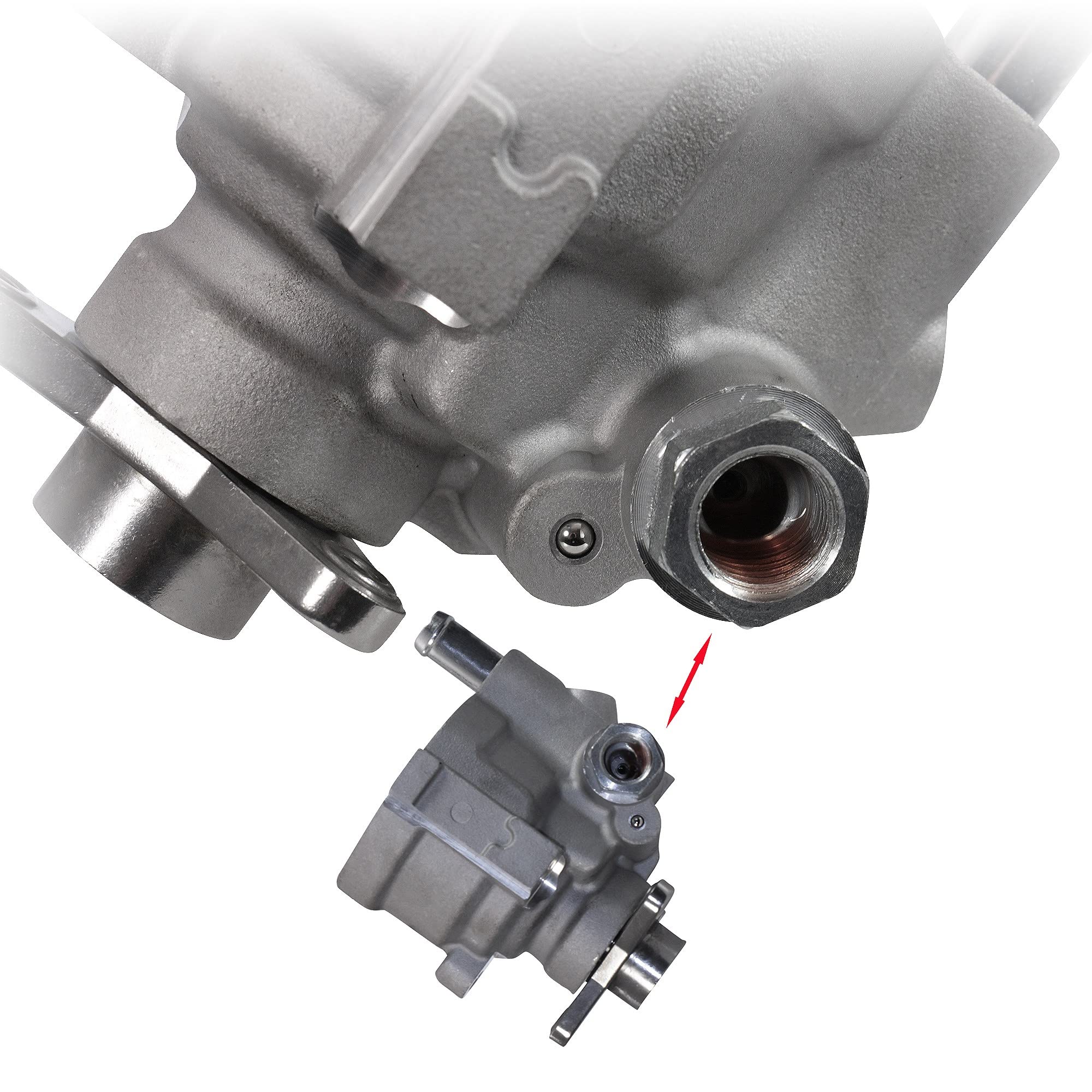ATEC Germany Pompe hydraulique direction assistée Compatible avec: DACIA LOGAN, LOGAN EXPRESS, LOGAN MCV, LOGAN Pick-up, SANDERO, SANDERO II, RENAULT CLIO I, CLIO II, CLIO II Kasten/Schrägheck