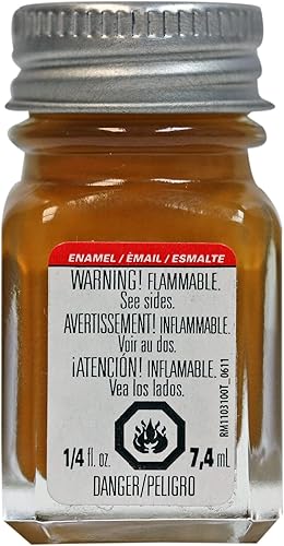 Testor's 1166TT - Pintura esmaltada plana marrón (1/4 oz)