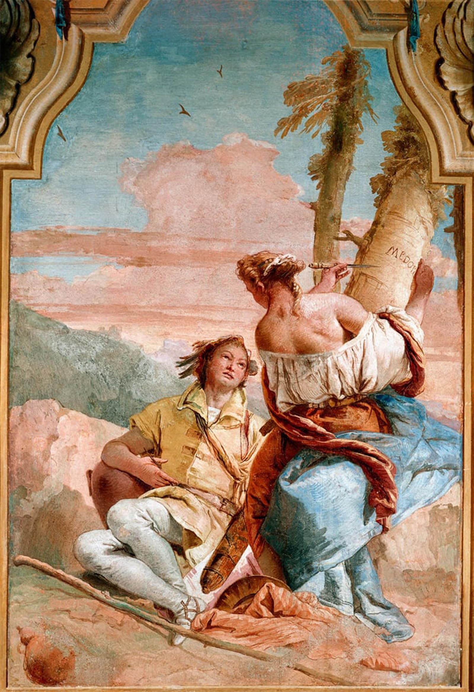 Tableau peinture sur toile Angélique et Médor SERENDIPITP 60x90cm - 5