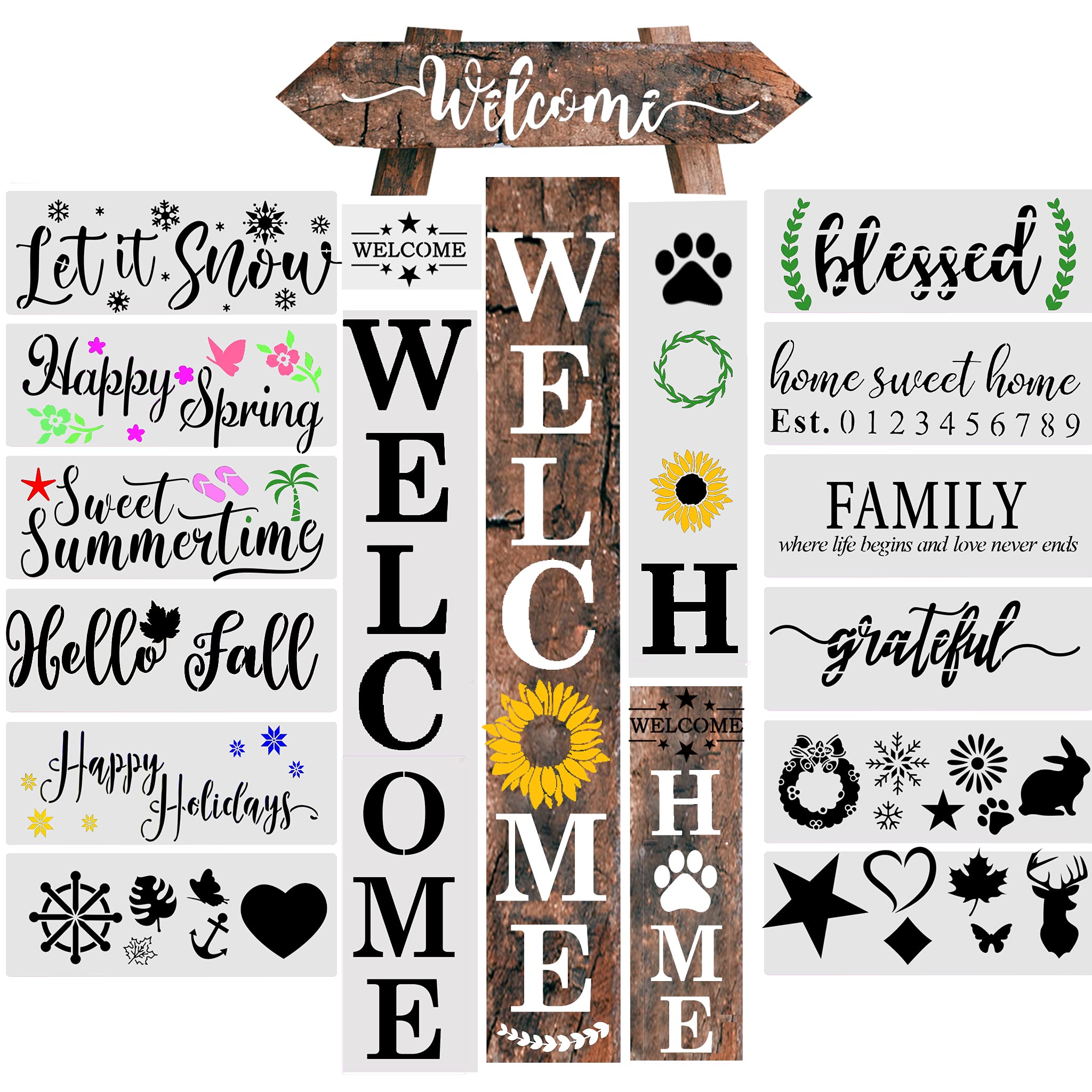 Doormat Stencils For Painting 12\, image size:2048x2048