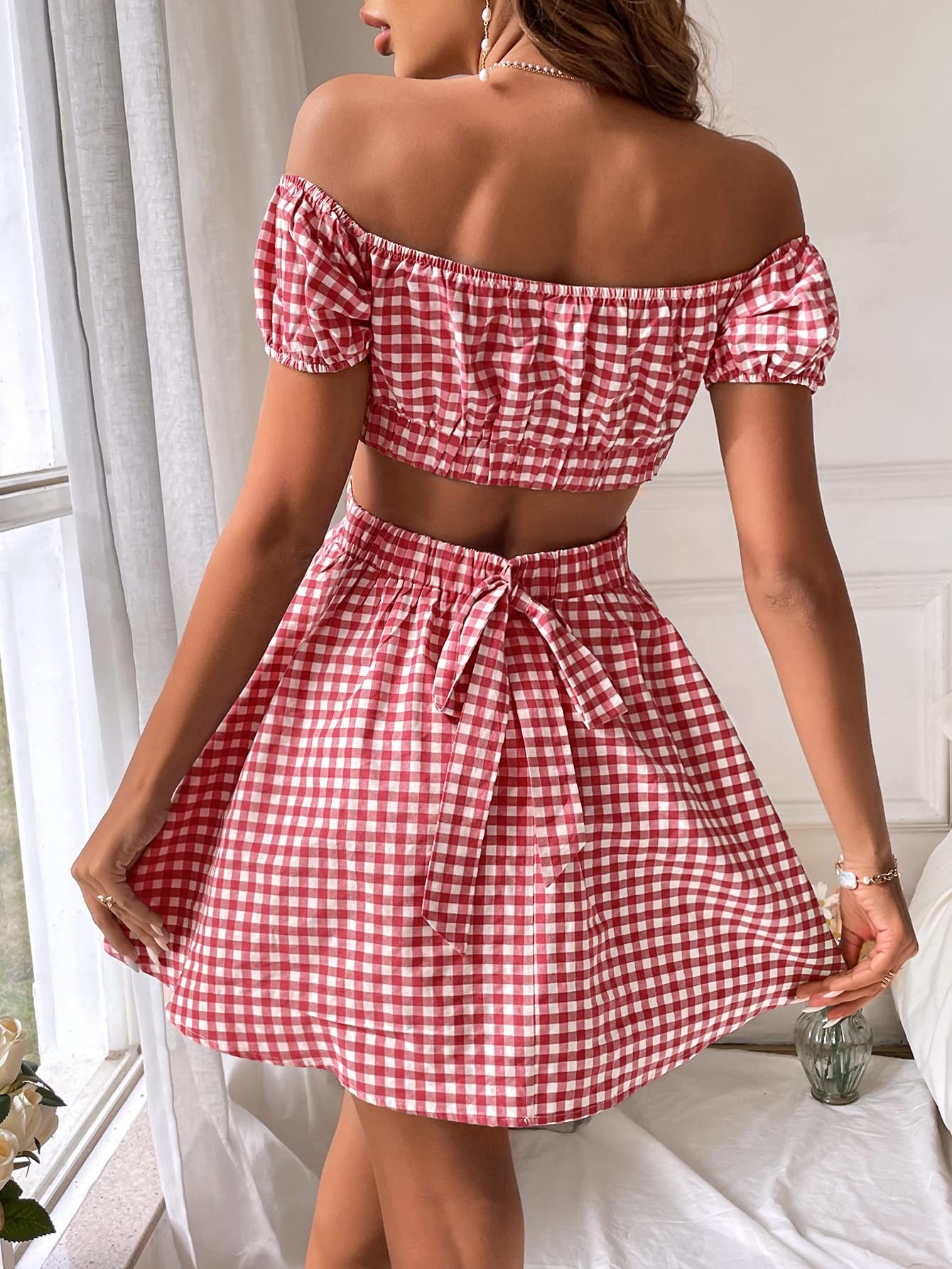 open lace back dress Scarlet Cherry Maxi Dress main image 1