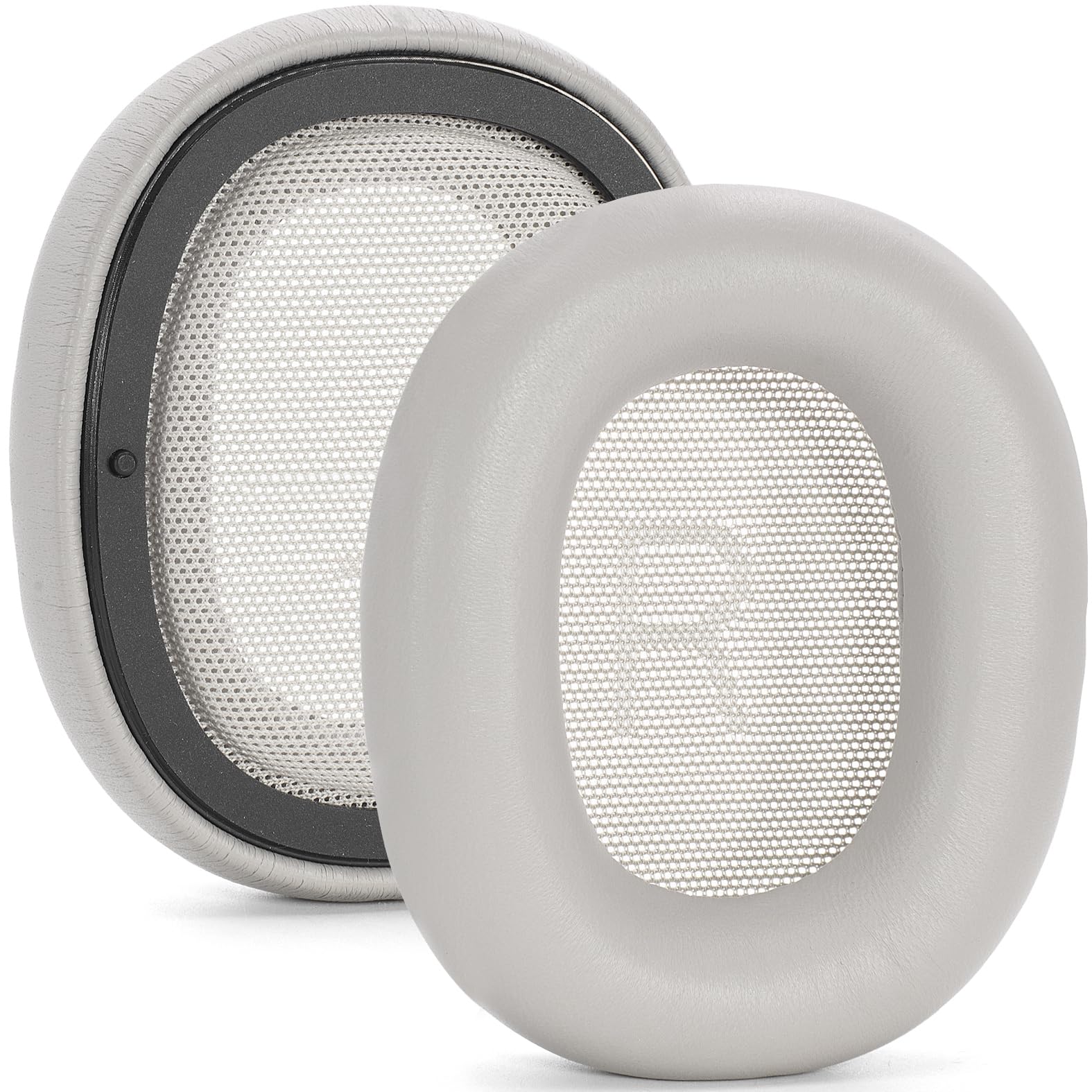 Defean Cuscinetti auricolari di ricambio in pelle di agnello, compatibili con cuffie over-ear Bang & Olufsen Beoplay H100 Premium Wireless Active Noise Cancelling (sabbia a clessidra)