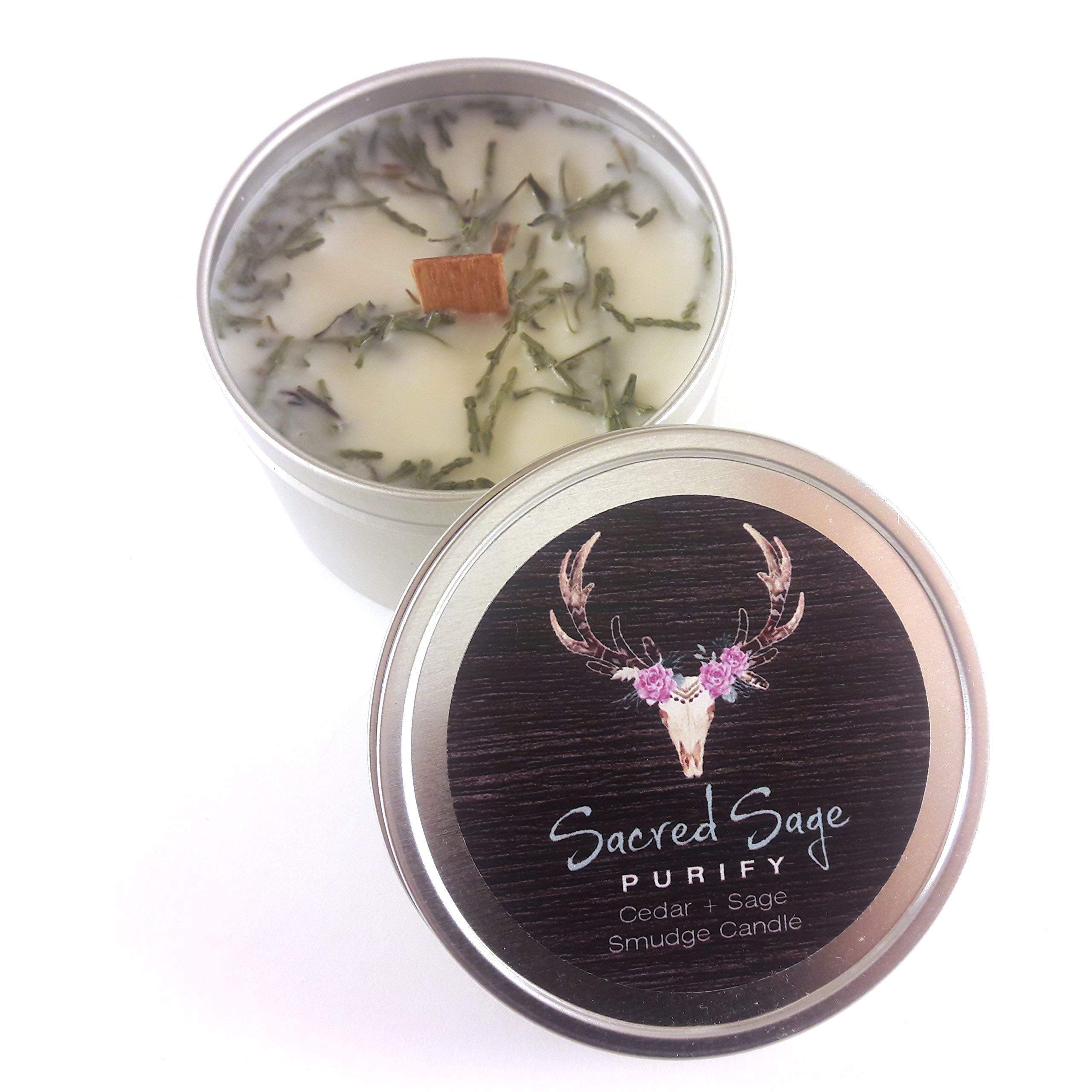 Cedar + Sage Smudge Candle