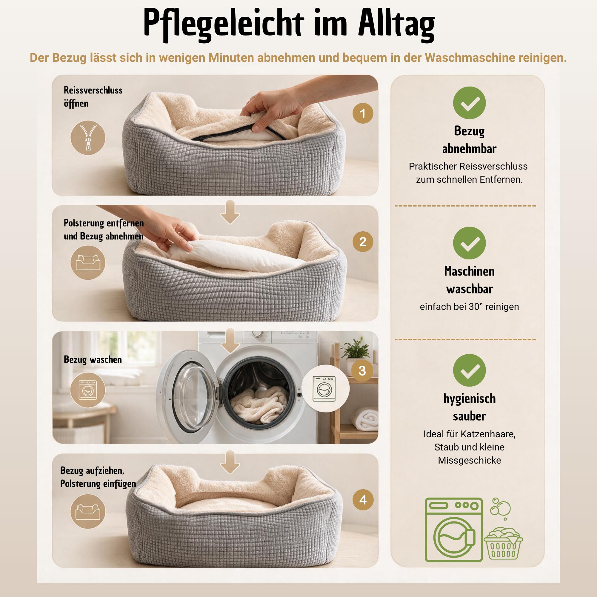 Generisch Katzenbett Schreibtisch – Cat Desk Bed, Katzenbett für Schreibtisch - mit Stabiler Metallhalterung und weichem, waschbaren Plüschbezug – Ideal fürs Homeoffice.