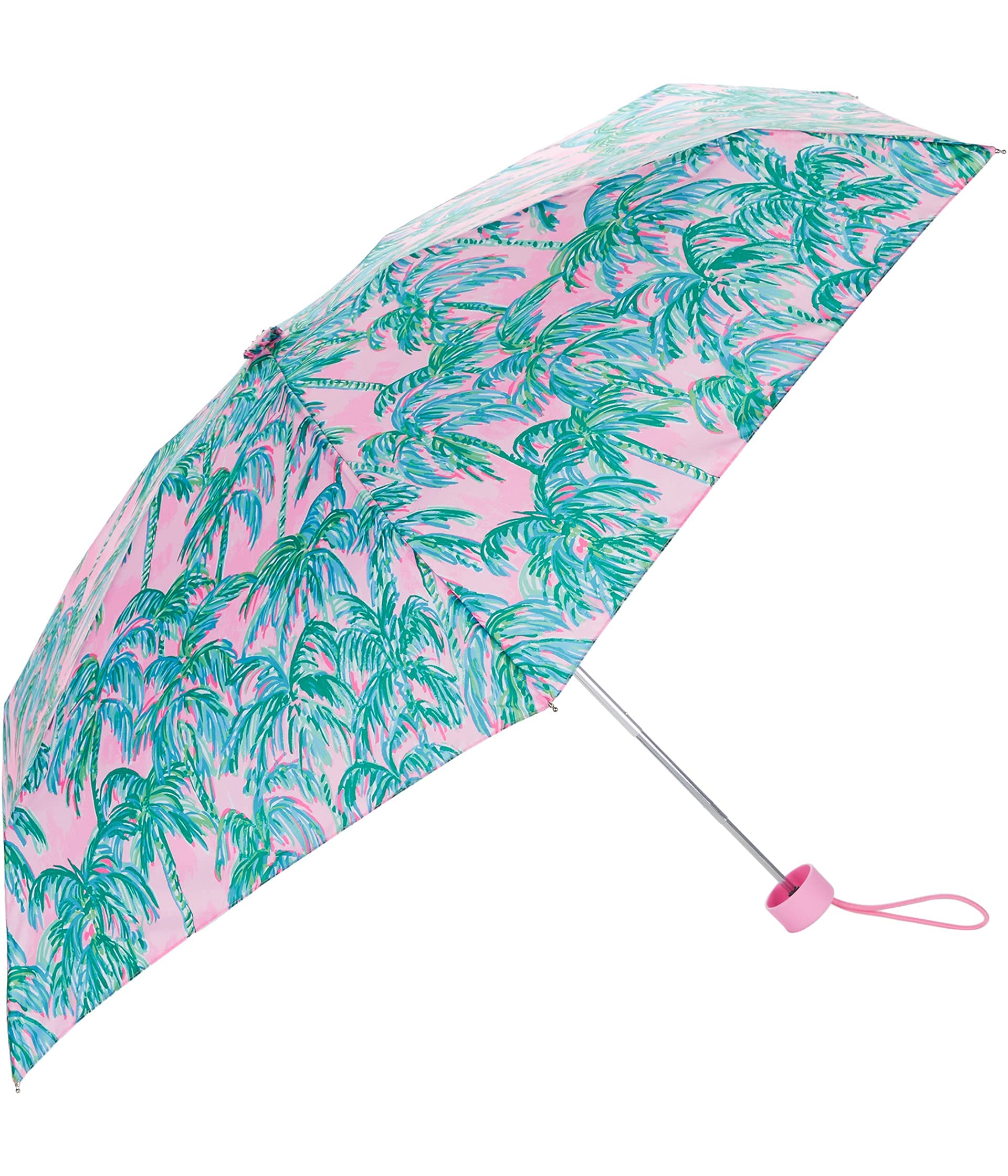 Lilly Pulitzer Women's Mini Travel Umbrella with Storage Sleeve