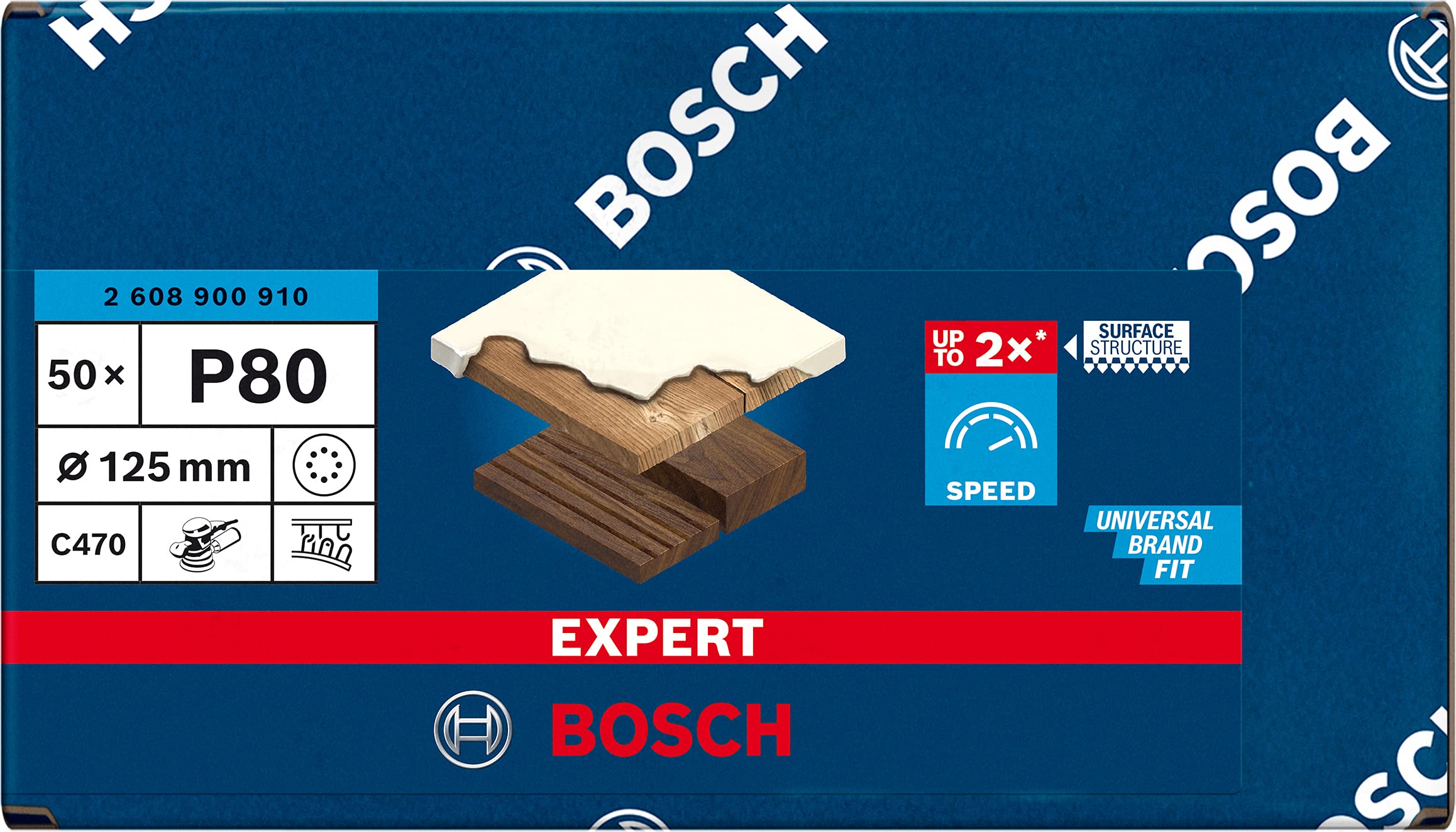 Amazon | Bosch Professional 50x ランダムオービタルサンダー用