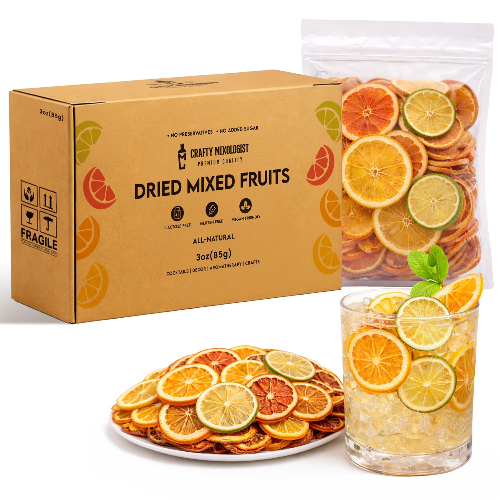 Amazon.com: Dehydrated Fruit Mix, 3oz/85gm, 40 Pcs (Orange, Lemon