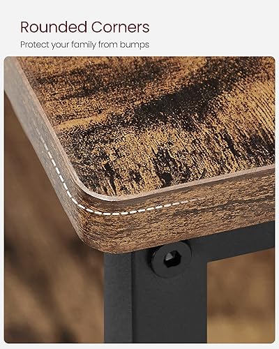 Miniatura 8 de VASAGLE UKKI01BX - Isla de cocina con 3 estantes, estante de cocina de 47.2 pulgadas de ancho con gran encimera, estructura de acero estable, diseño