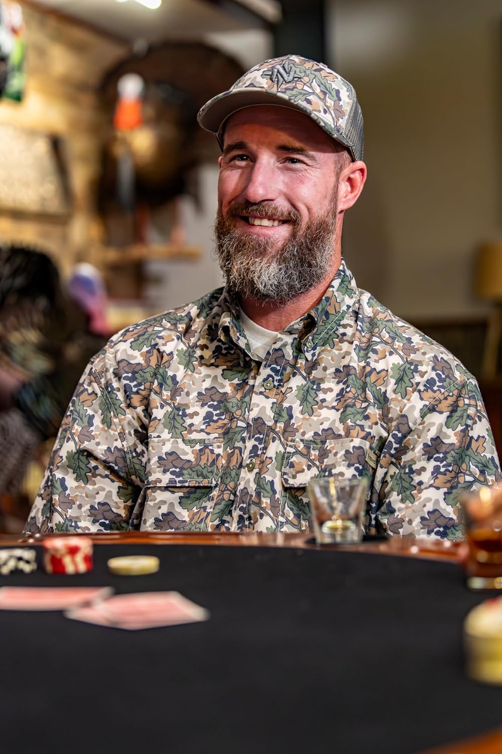 Nomad Mens Trucker Hat, Camo & Solid Adjustable Hunting Ball Cap - Image 3