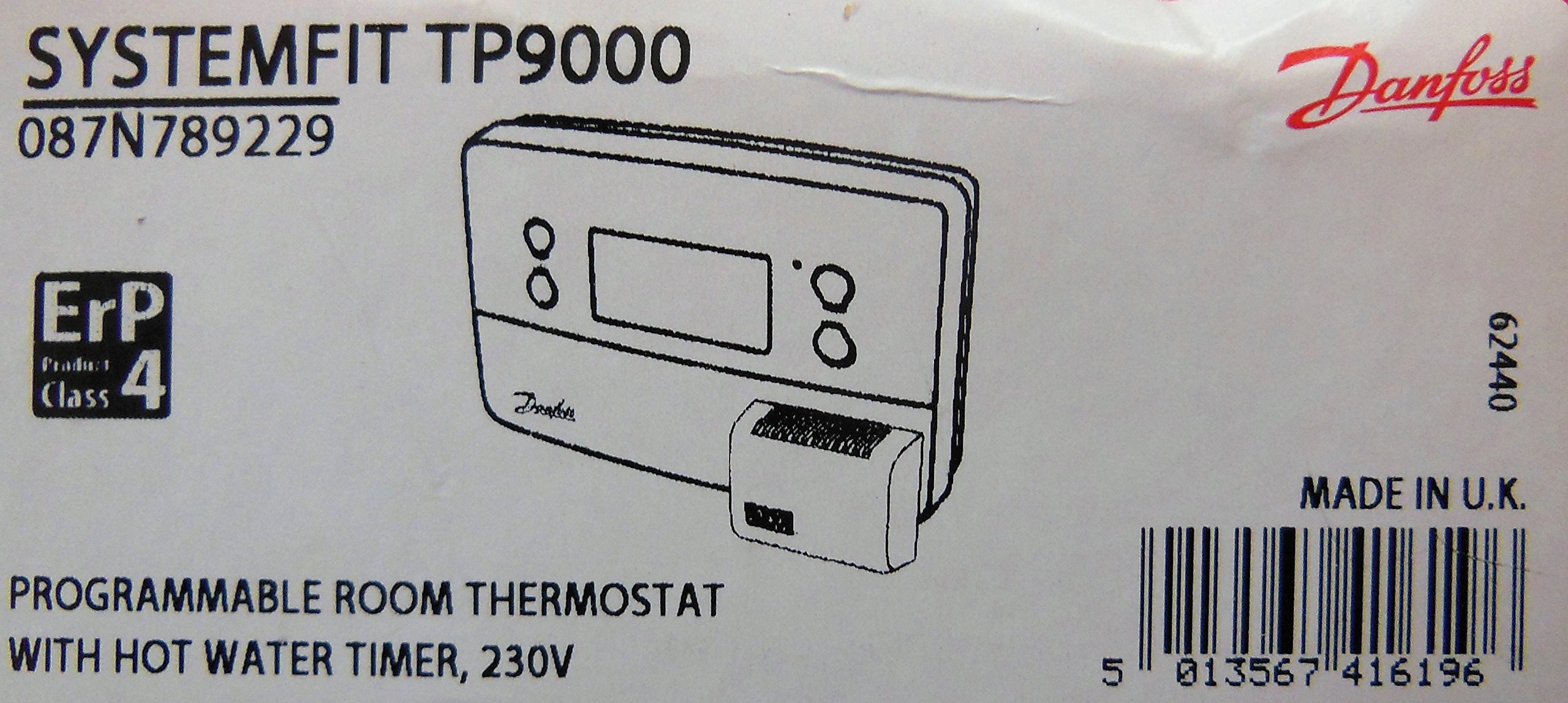 Danfoss tp9000 programmable room thermostat with hot water timer 230 V :  Amazon.de: DIY u0026 Tools