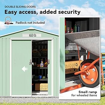 Amazon.com : Outsunny 7' x 4' Outdoor Storage Shed, Garden