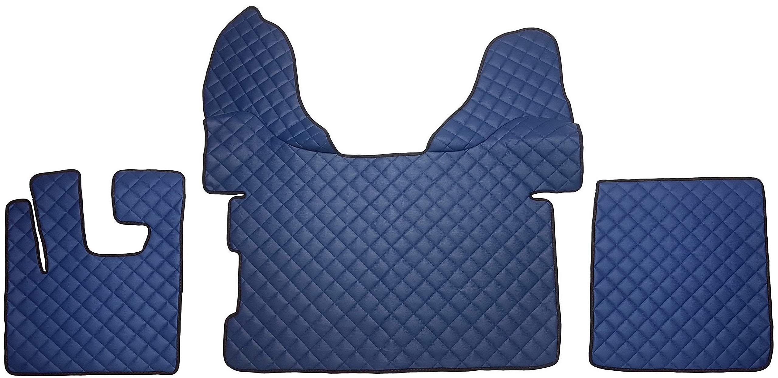 Tappetini Per DAF XF 105 2006-2012 - Trapuntati, Antiscivolo E Impermeabili, Marrone Scuro - Foto 10