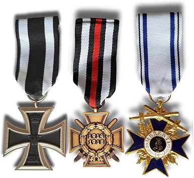 German Trio Medals Set Replica - Military Awards