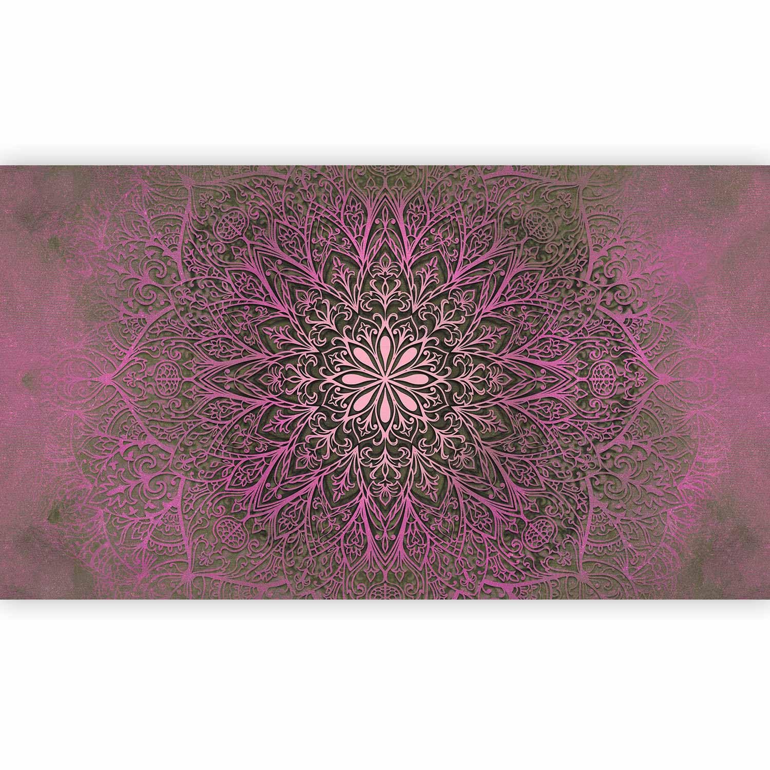 artgeist Wall Mural Mandala 193x110 in - XXL Peel and Stick Self-Adhesive Foil Wall Mural Removable Sticker Premium Print Picture Image Design Home Decor f-A-0491-x-d