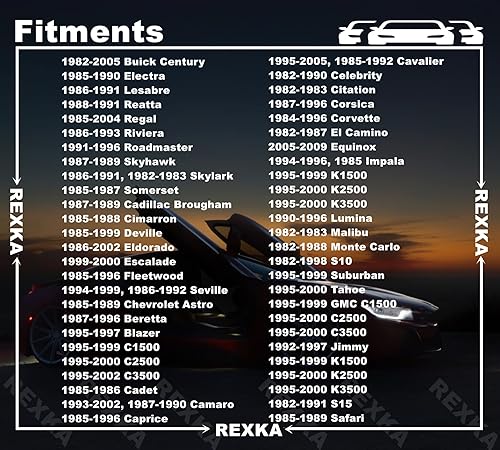 Miniatura 4 de Rexka 30 piezas M6-1.0 X 0.984 in Tornillos de cuerpo para GM Buick Cadillac Chevrolet Panel de moldura de puerta Raidator Niebla Bocina de lámpara