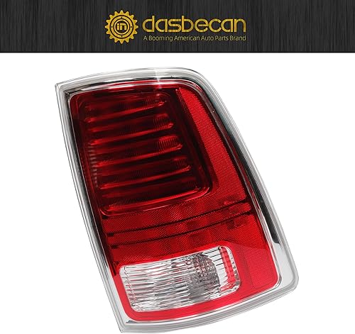 Miniatura 4 de Dasbecan Conjunto de luces traseras LED compatible con Dodge Ram 1500 2013-2018 Ram 2500 y 3500 2014-2018 del lado del pasajero Plug & Play