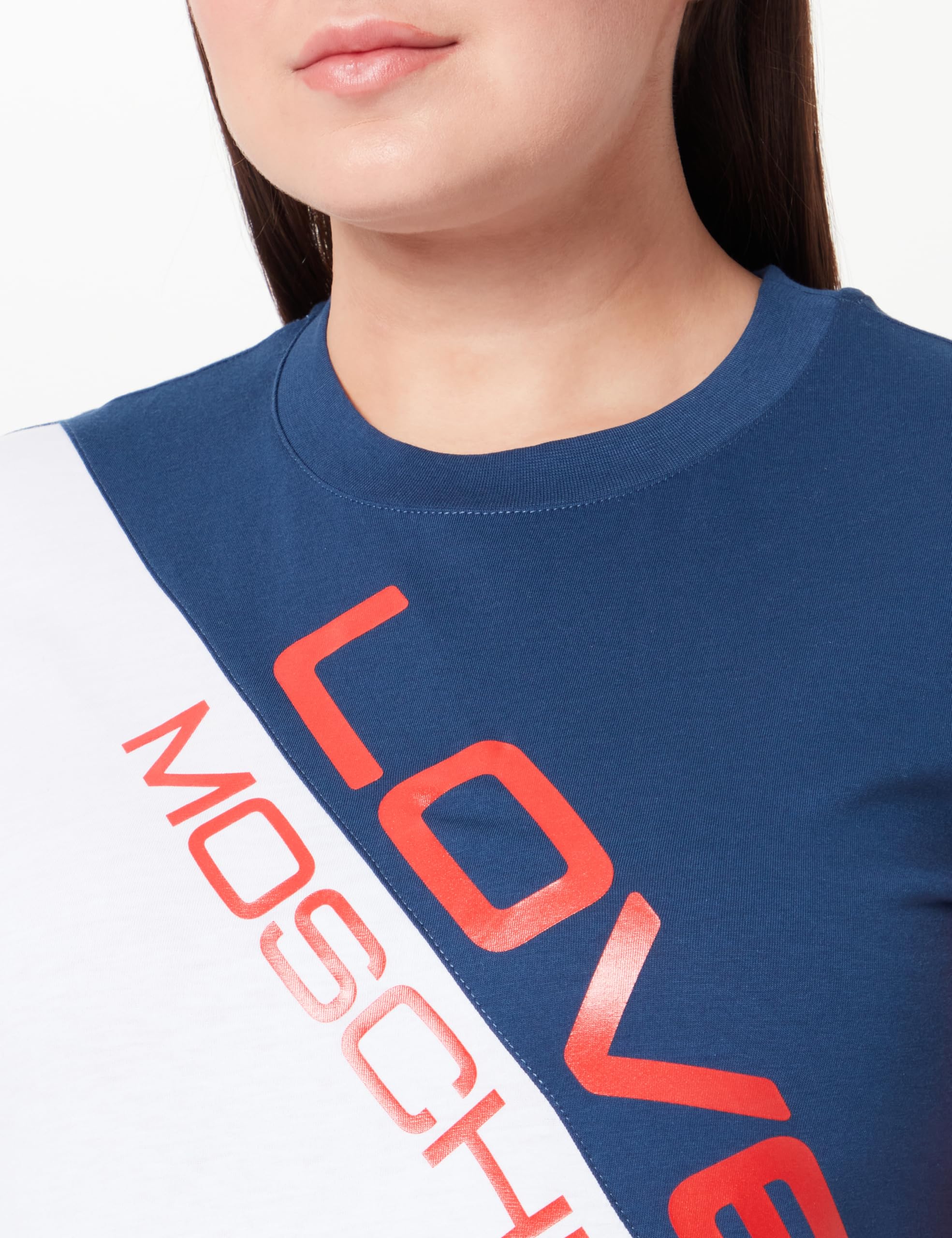 Love Moschino Camiseta de Manga Corta Mujer