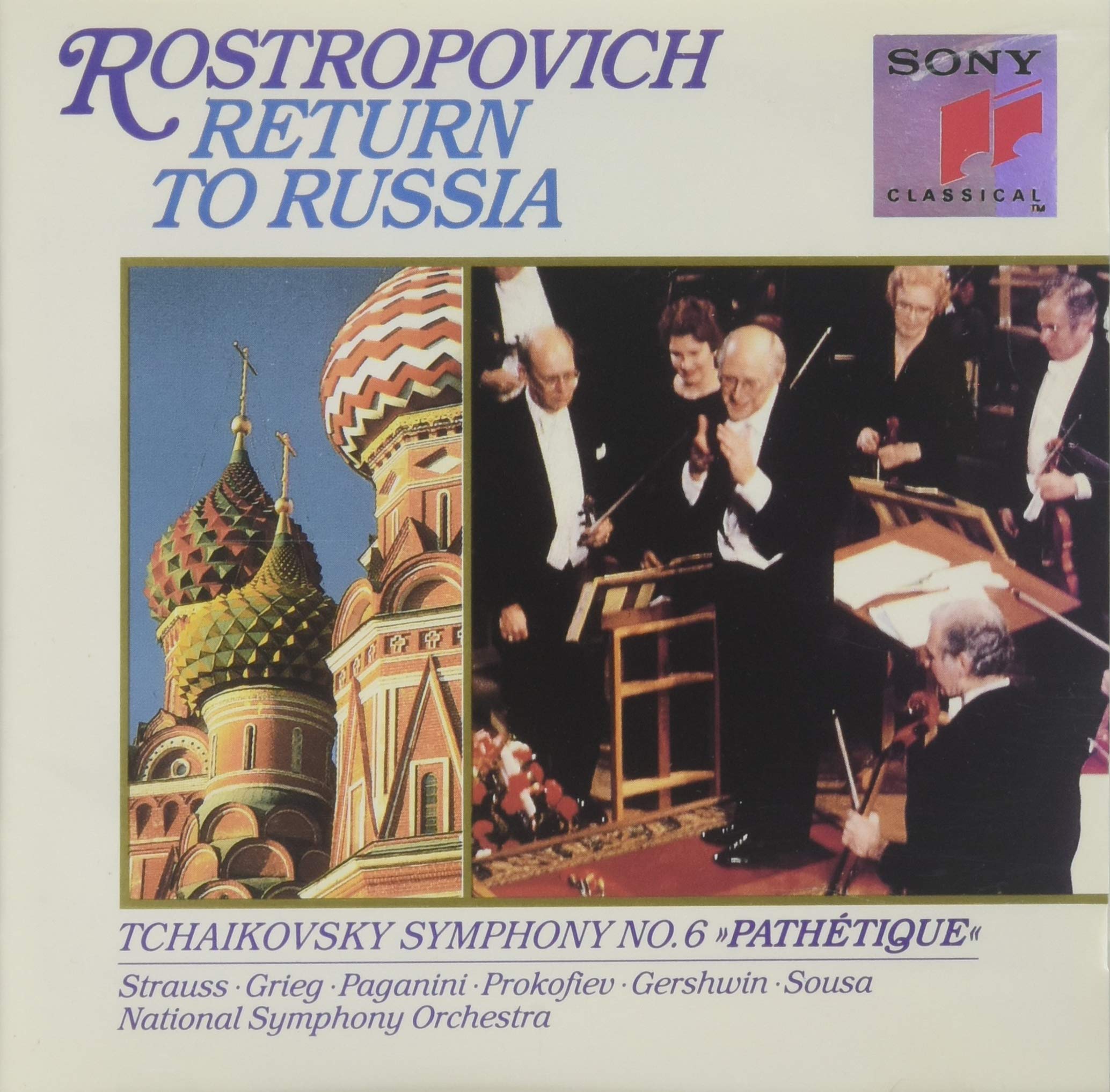 Rostropovich- Return To Russia [Audio CD] RAVEL,MAURICE