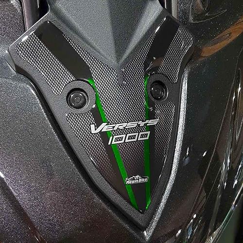 Adhesivos 3D para motocicleta compatibles con Kawasaki Versys 1000 Grand Tour 2019-2020. Protección frontal contra golpes y arañazos. Adhesivo de