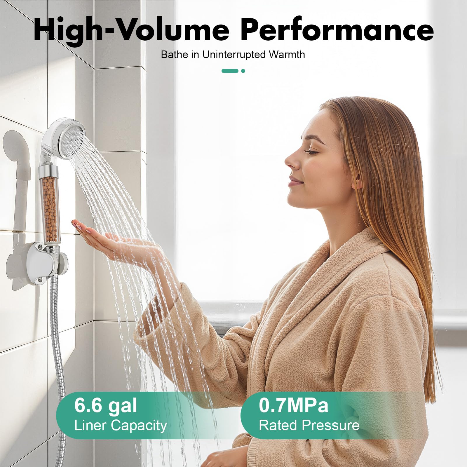 Scaldacqua Elettrico 220V 2000W 25 Litri Alta Capacità, Temperatura (25-75 °C) con Comando a Pulsante Display Digitale, Adatto per Cucine, Servizi Igienici, Bagni, Camper, ecc