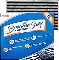 Vista 43 de Filtro de cabina AC y calefactor de defensa contra olores Breathe Easy de Spearhead, se ajusta como OEM, hasta un 25% más duradero con carbón