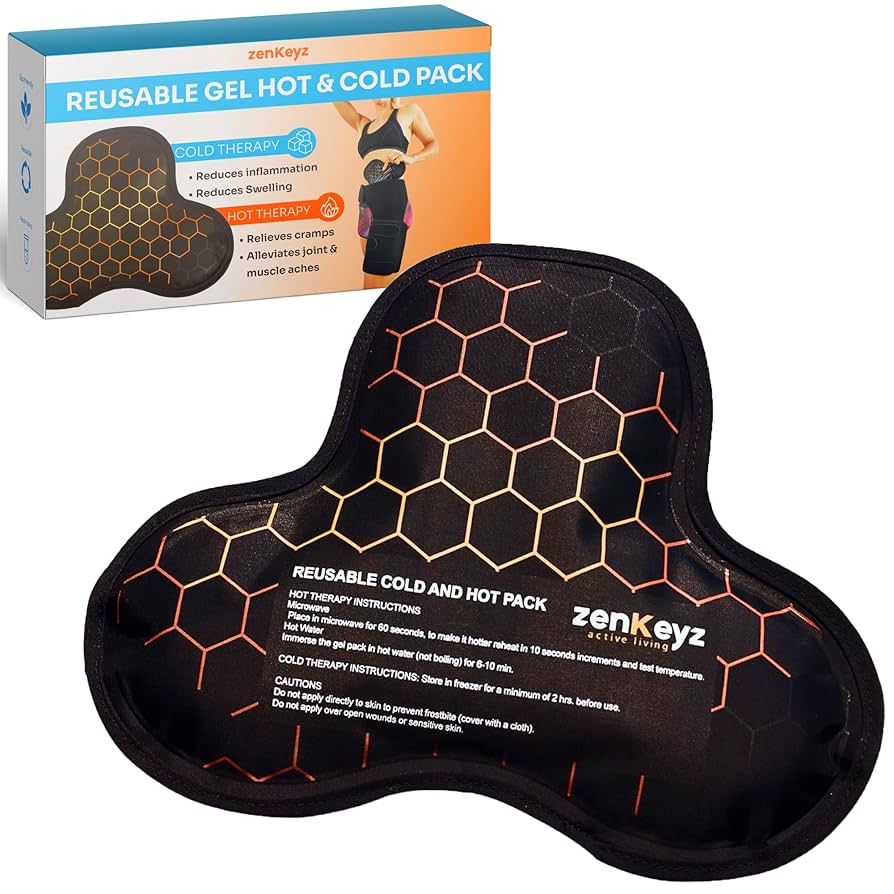 Jele Chewy Ice 9パックセット Amazon.com: ZENKEYZ Reusable Gel Shoulder Ice Pack - 8 x 10