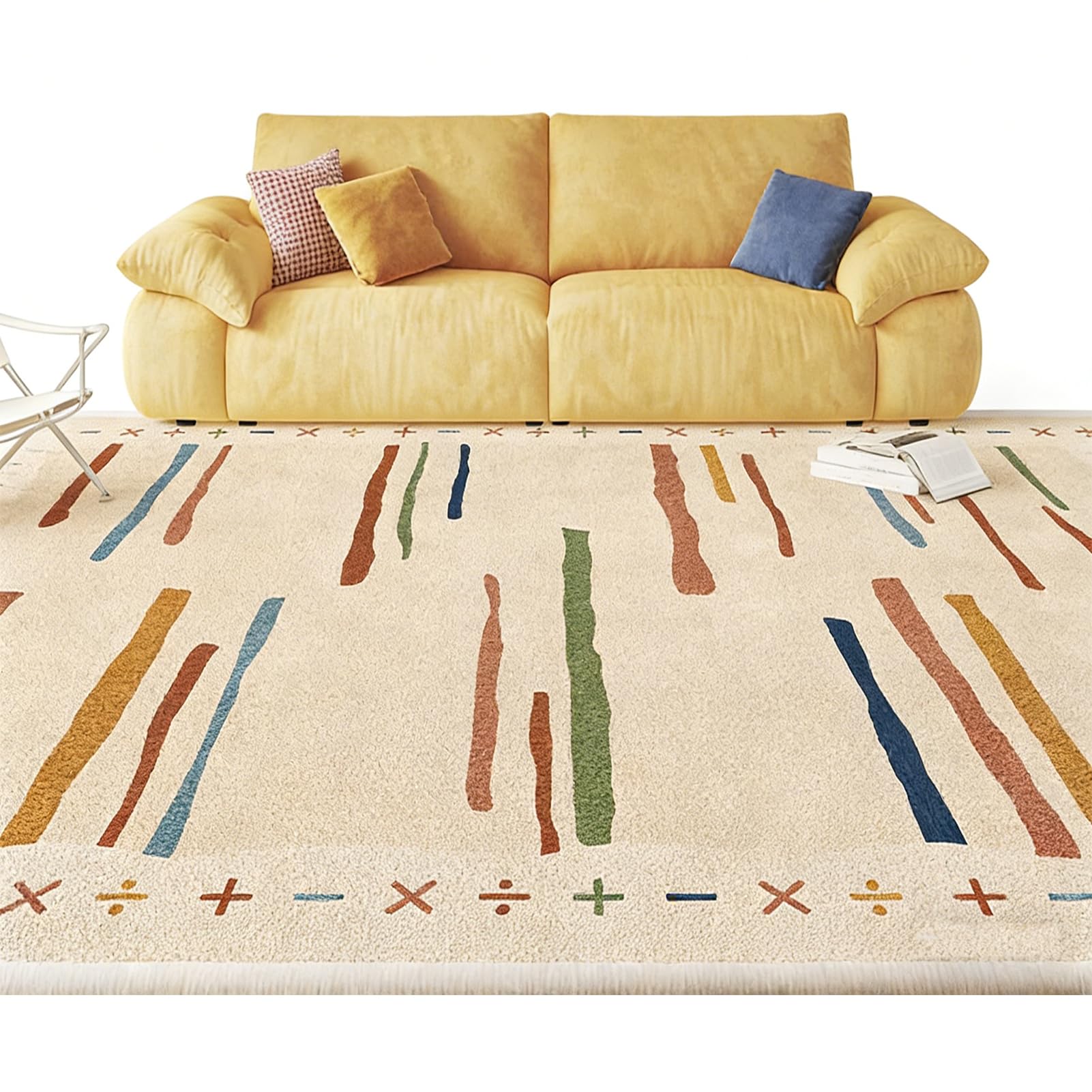 Atemrdsye Memory Foam Mat, Extra Thick Area Rug 2cm for Kids Living Room Baby Playroom Crawling Carpet with Non Slip Play Mat Floor Toddler Nursery Carpet 190 x 240 cm — image 1