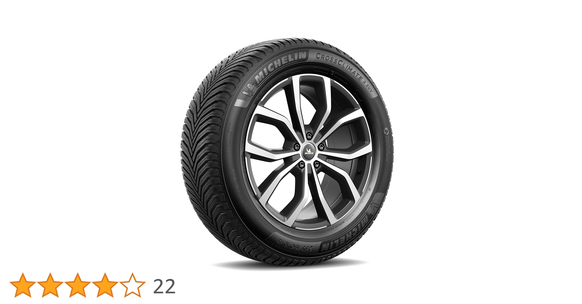 Amazon.co.jp: MICHELIN CROSSCLIMATE 2 SUV 雪も走れる夏タイヤ 225