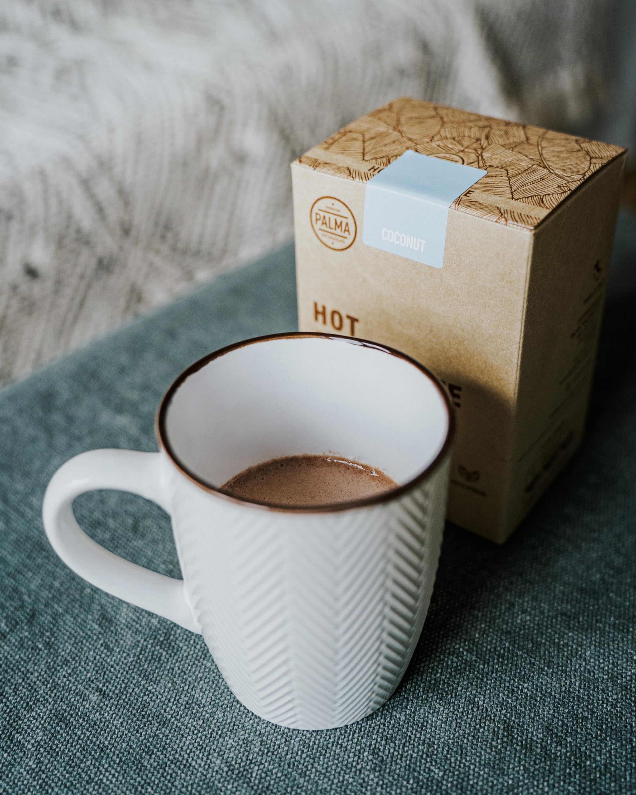 PALMA Italian Hot Chocolate Sachets - Sugar Free Dark Chocolate - No Added Sugar | 500g (20 Servings) — view 73