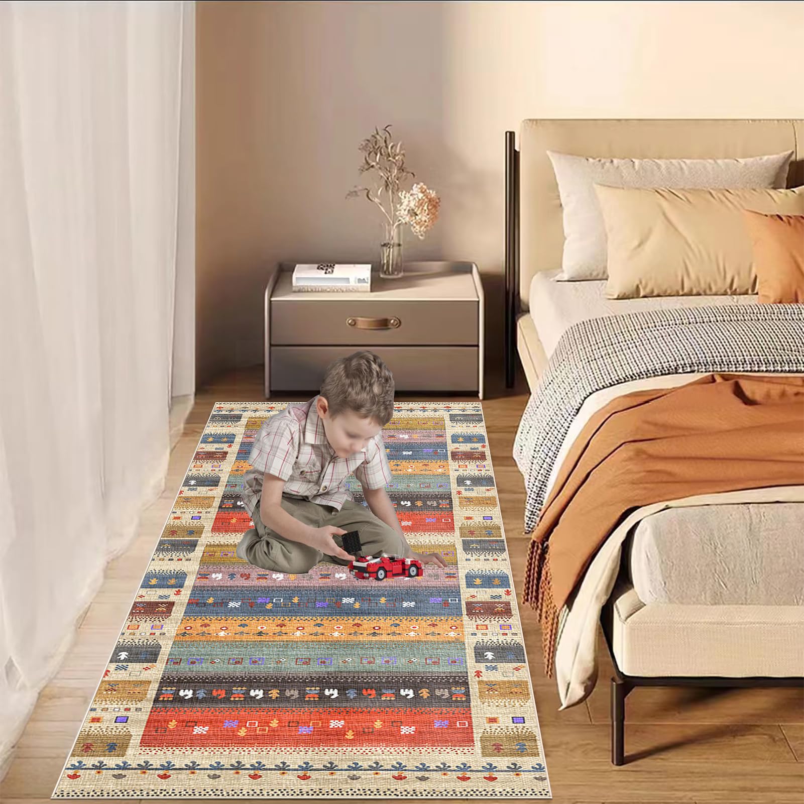 50 x 280 cm Tappeto Passatoia Cucina Antiscivolo Lavabile Tappeto Runner Corridoio Lungo Tappeti Salotto Tappetino Camera da Letto Moderno Tappetini Lungo per Ufficio Entrata Casa Cucina