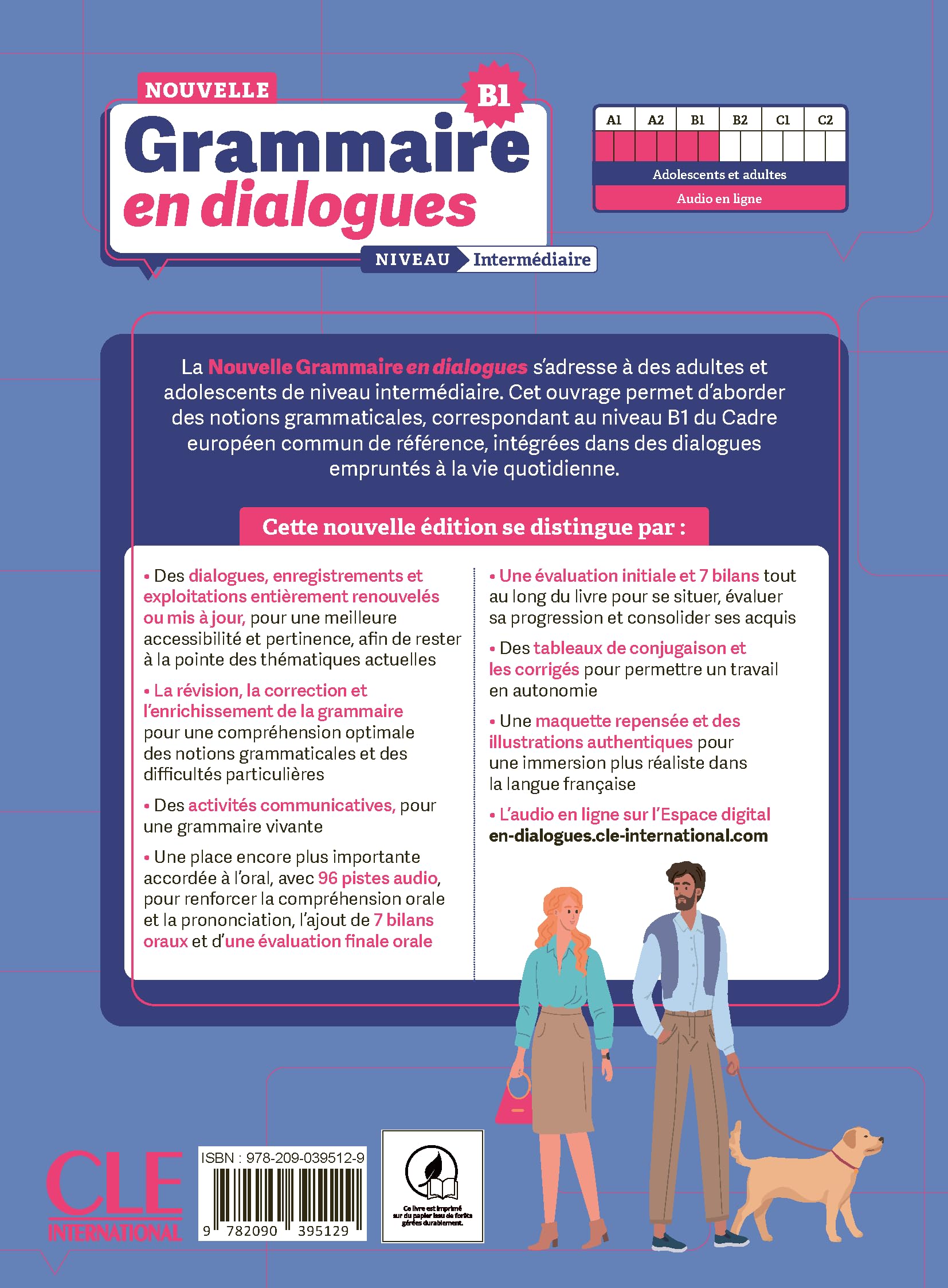 Nouvelle Grammaire en dialogues. Nouvelle Grammaire en dialogues (Niveau B1). Per le Scuole superiori. Con File audio per il download