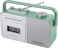 Vista 6 de Studebaker SB2130CS Reproductor de casete portátil con radio AM/FM (crema/plata)