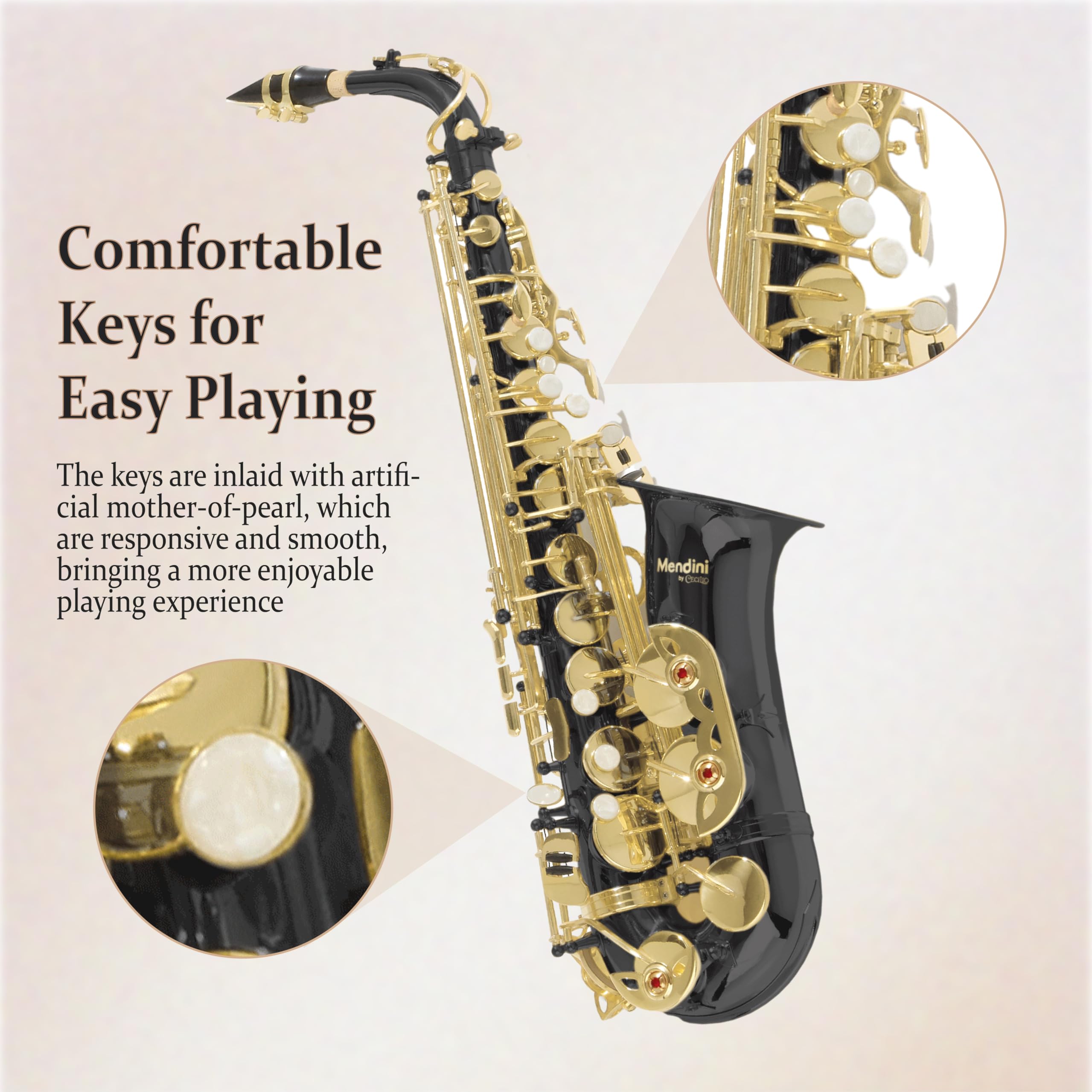 Mendini by Cecilio MAS-BNG+92D+PB Black Nickel Plated and Go: Buy