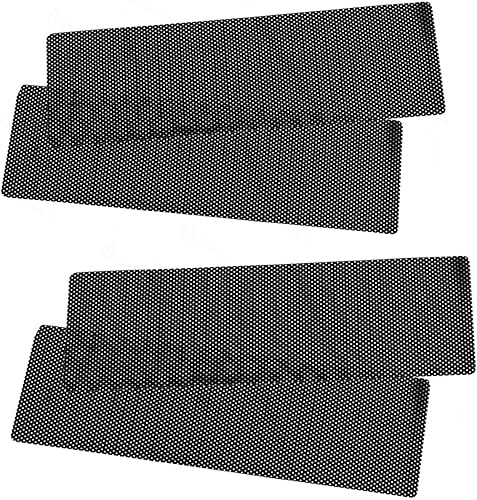 Zone Tech - Parasol reductor de deslumbramiento para ventana lateral cortinas de automóvil protección de rayos UV ajuste universal protege del sol