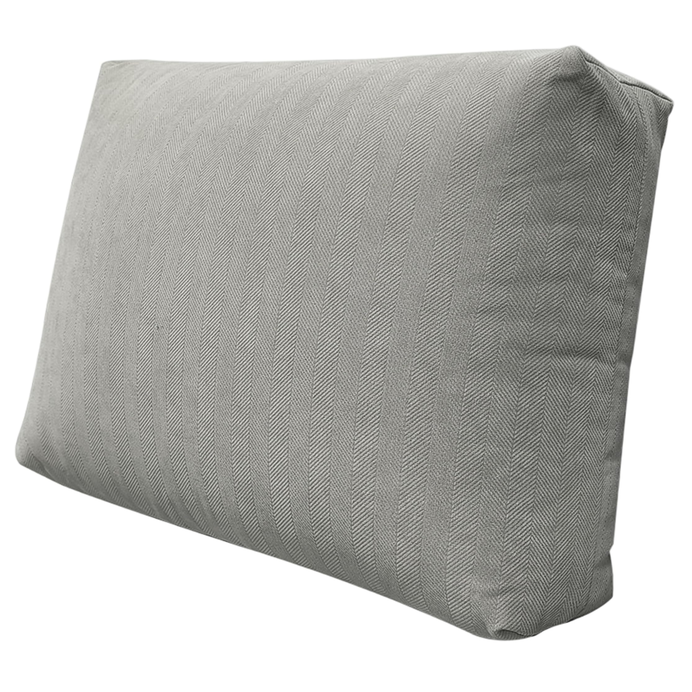 Taie d'oreiller 50x60 douce et respirante en chenille grise pour un canapé confortable