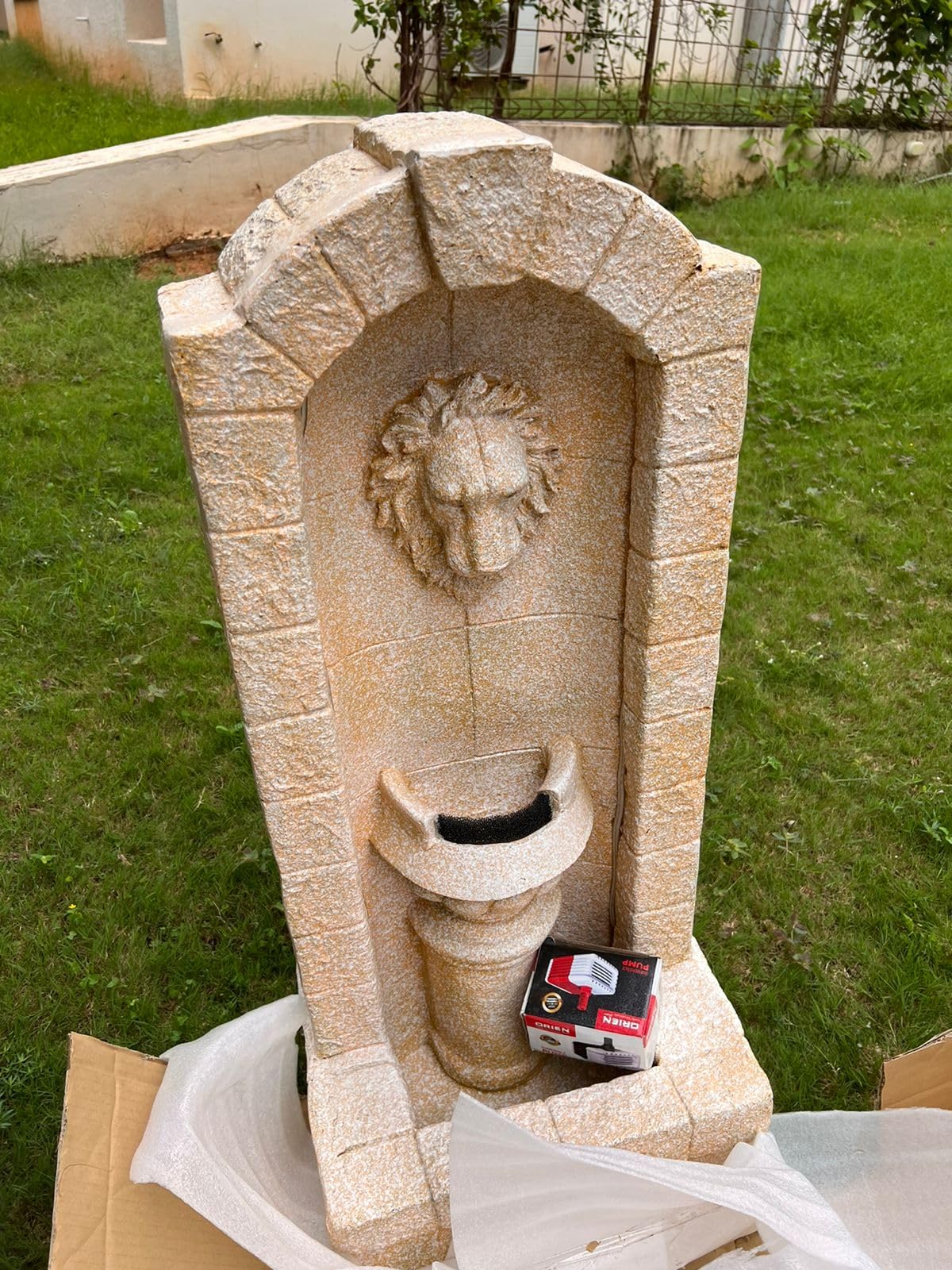 Holiness Craft Mini Lion Water Fountain for Home Decor | Indoor Tabletop Office | Lawn Balcony | Gift Gifting with LED Lights Water Pump | Lion Water Fountain-image-19