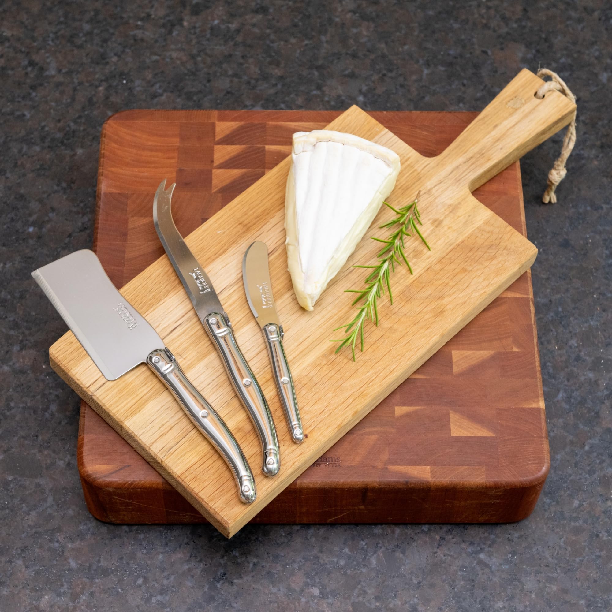 Amazon.com: Jean Dubost Laguiole 3-Piece Cheese Knife Set