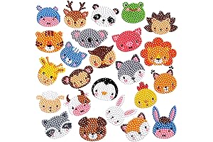Sinceroduct Kids 4-6 Animal Diamond Art kits