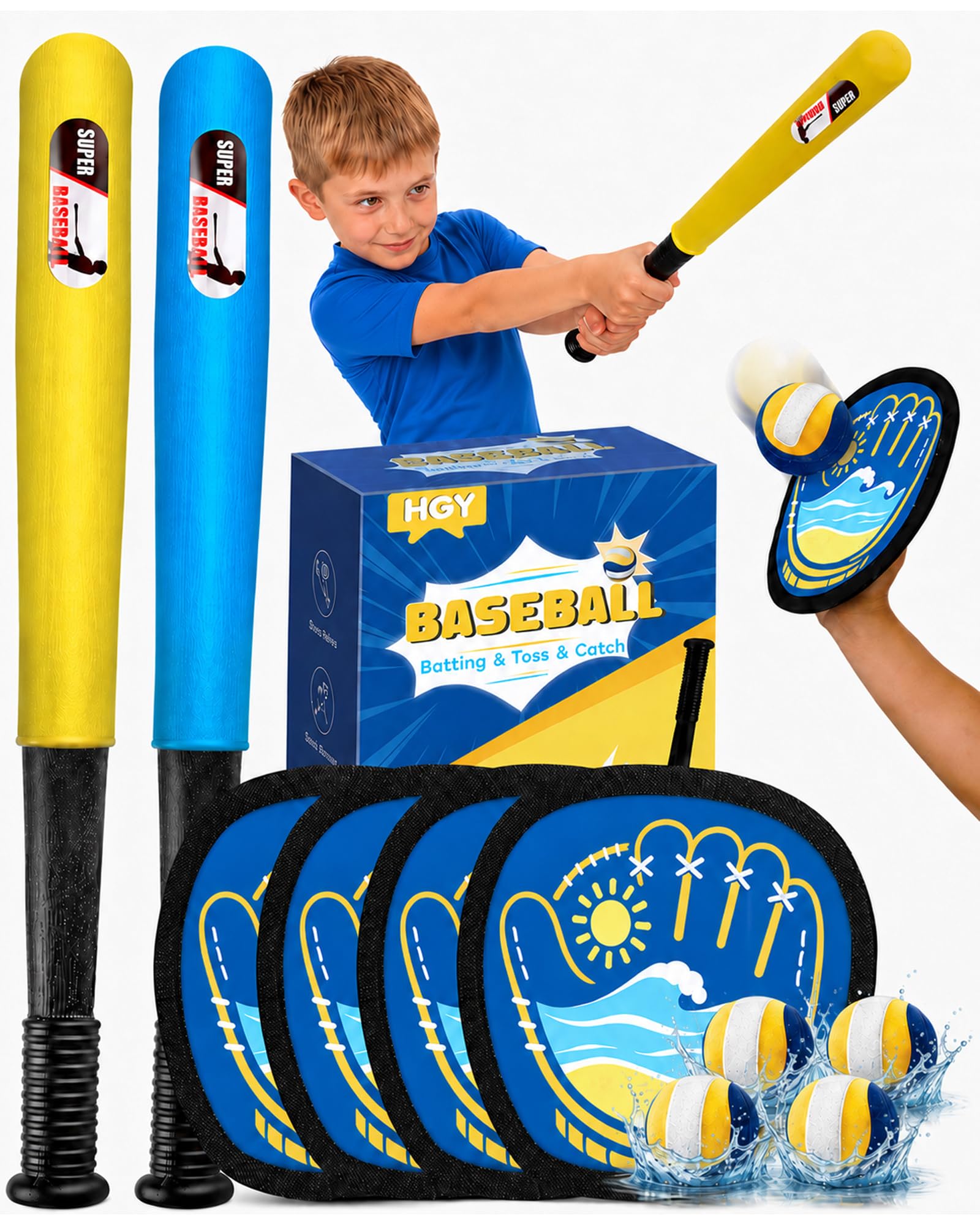 Toss and Catch Baseball Set