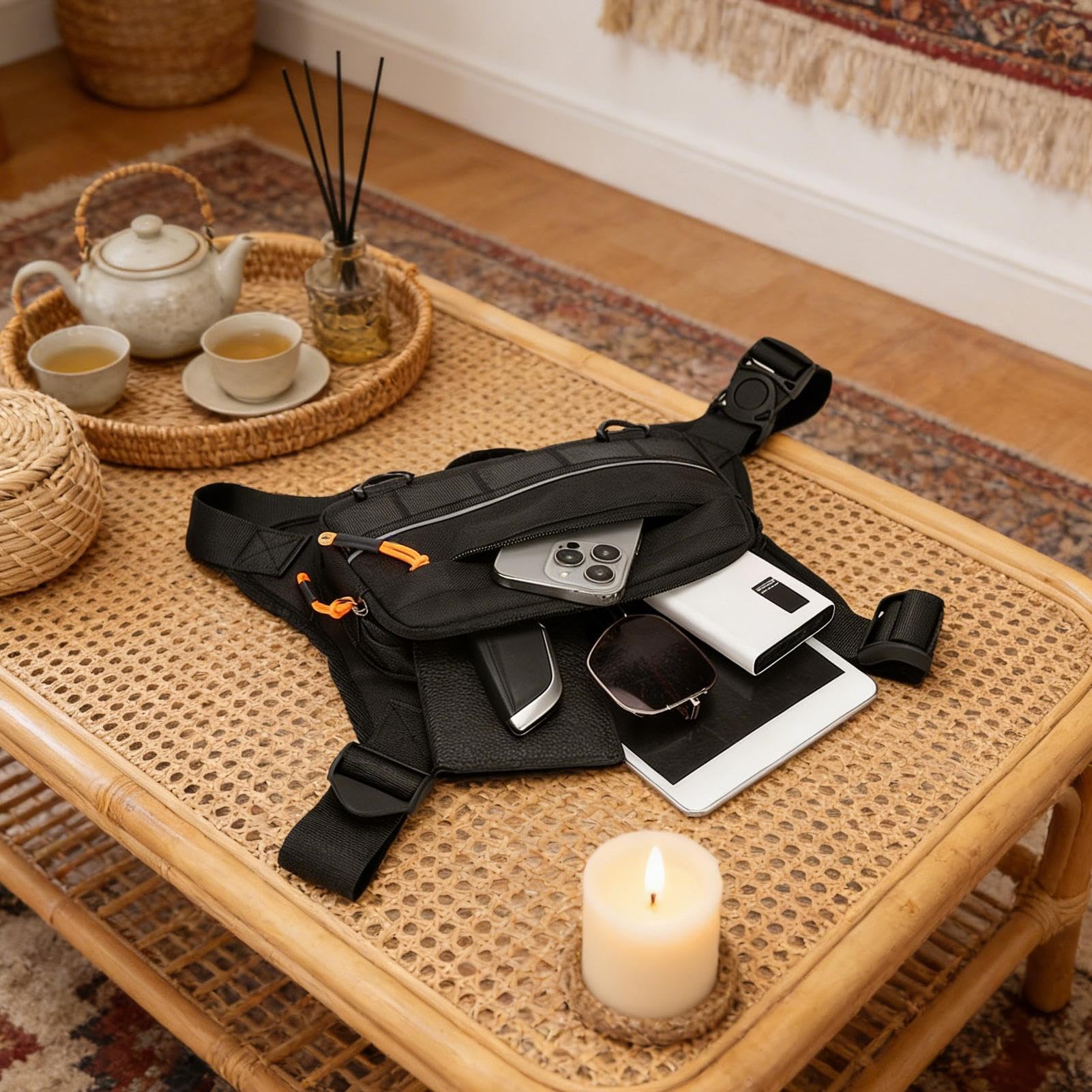 Mochila de snowboard | Chaleco ligero ajustable para al aire libre