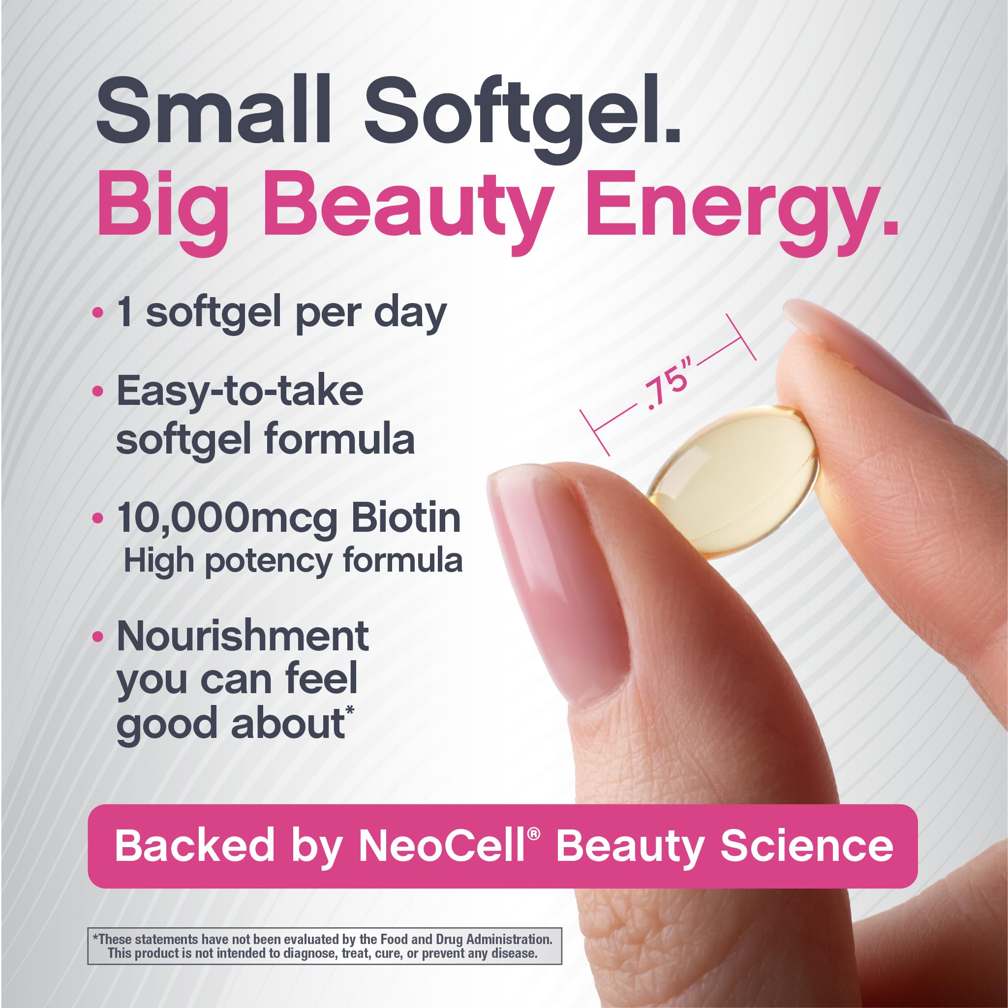NeoCell Biotin Hair Revitalizer 10000mcg | 300 Softgels — Amazon image 7