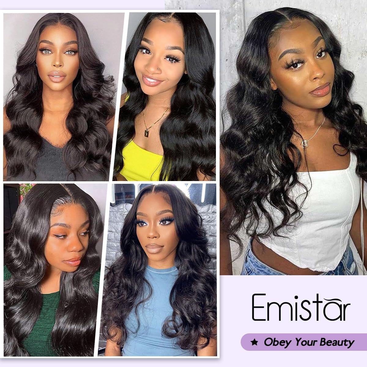 Wavy V Part Wig Wear And Go Glueless Upgrade U Part Wig Body Wave Natural Black Synthtic Hair Soft As Human Hair Half Wigs For Black Women 180% Density (Natural Brown, 22 Inch)