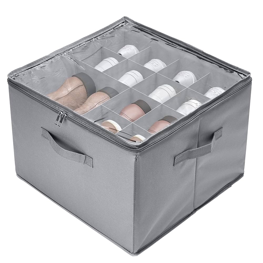 シューズ収納ケース　シューズボックス 24点セット 収納BOX 靴箱 整理整頓 シューズ収納ケース シューズボックス 24点セット 収納BOX 靴箱