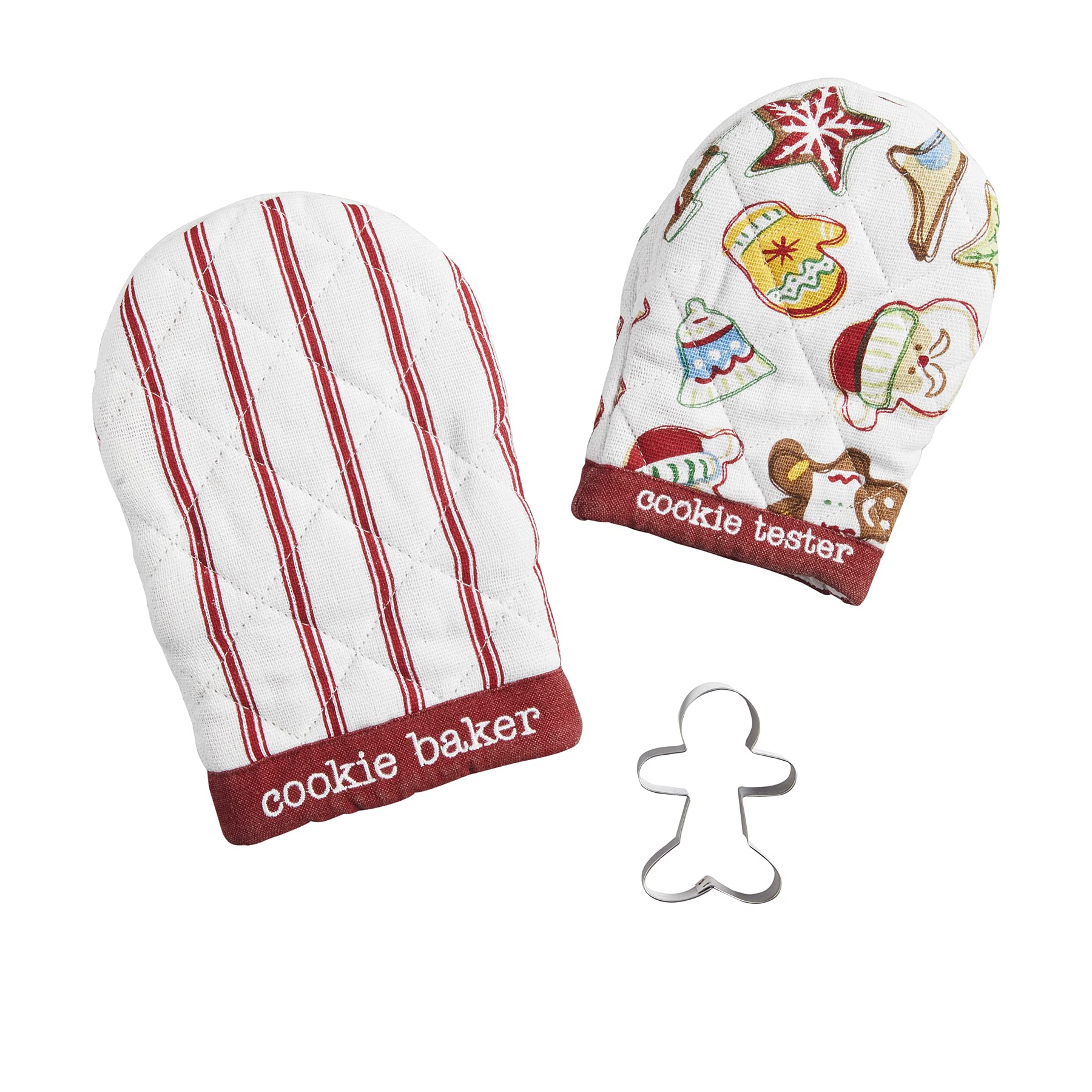Gant de cuisine de Noël Mud Pie pour enfant : pâtisser sans risque de brûlure