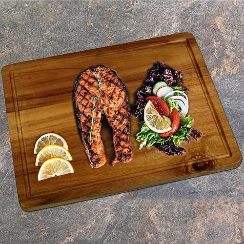 Miniatura 2 de Tabla de cortar de queso de acacia/embutidos con licencia de la Universidad de Nebraska, tamaño grande, 16 x 12 pulgadas