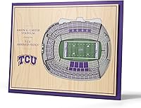 Vista 33 de YouTheFan NCAA Oklahoma Sooners - Arte de pared 3D de 5 capas con vista al estadio, Gaylord Family Oklahoma Memorial Stadium, 13.00 x 17.00 pulgadas