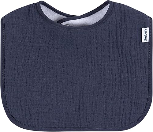 Miniatura 9 de Baberos unisex para bebé de muselina Gerber, pack de 8 para babeo